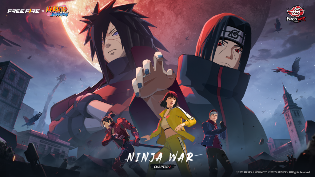 Free Fire x Naruto Shippuden Collaboration: The Ninja Power Arrives on the Battlefield